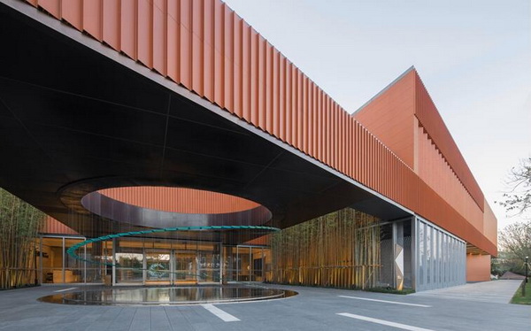 Projekt panelu architektonicznego terakoty - Shanghai Vanke Community Center