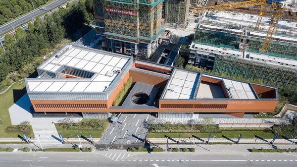Projekt panelu architektonicznego terakoty - Shanghai Vanke Community Center
