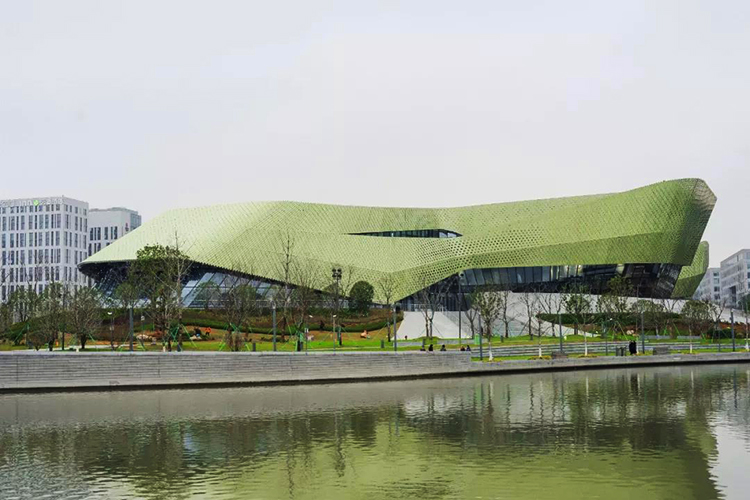 Nuovo edificio del centro espositivo della città di Ningbo