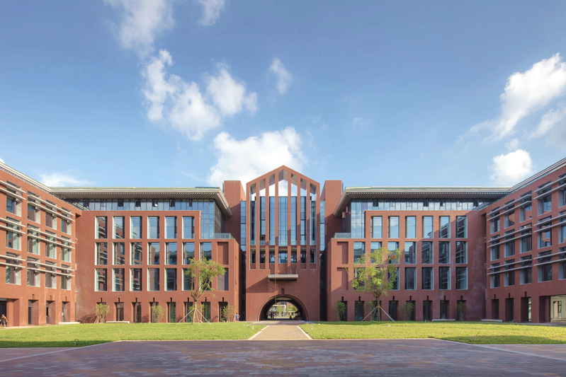 Universidad combinada de ladrillo rojo- Campus internacional de Guangzhou de SCUT