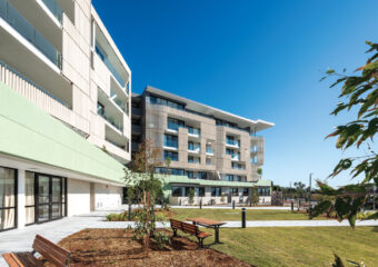 Toepassing van LOPO Terracotta Baguettes in Growthbuilt Anglicare Woolooware Shores