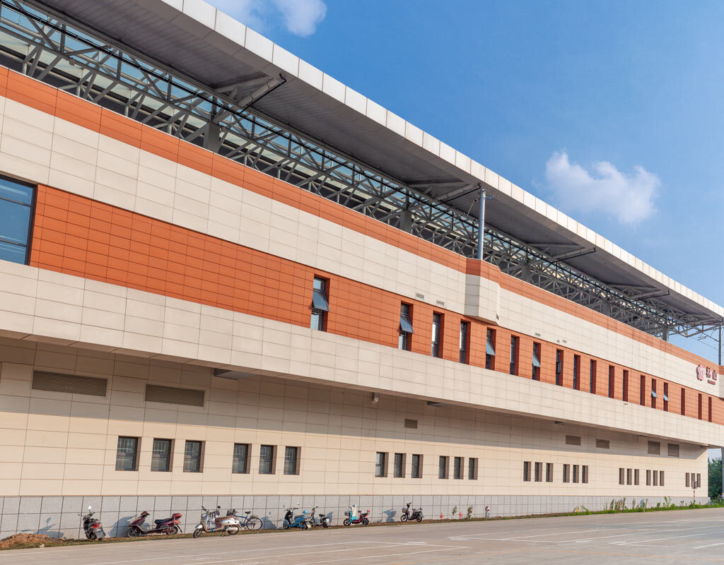 Proyecto de paneles de terracota - Estación de metro Linshan de Nanjing