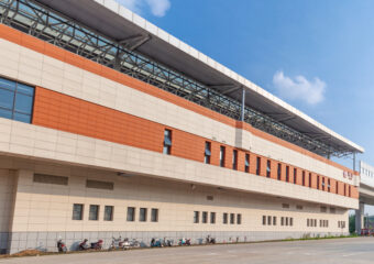 Projekt paneli z terakoty - stacja metra Nanjing Linshan