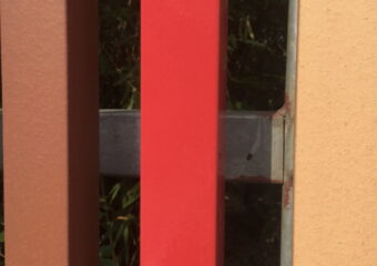 LOPO Baguette in terracotta dimensioni, colore e struttura della superficie
