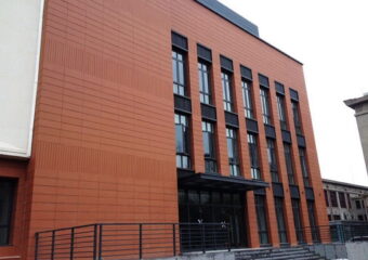 Terracotta panel exterior wall is widely used