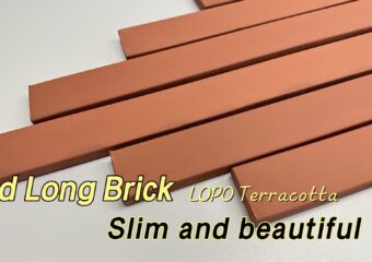 LOPO Terracotta Rouge Long Format Brique Mince