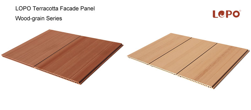Wprowadzenie O panelach terakotowych LOPO Wood-Grain Series
