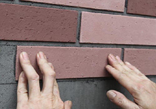Hoe Clay Brick Tegels te installeren?
